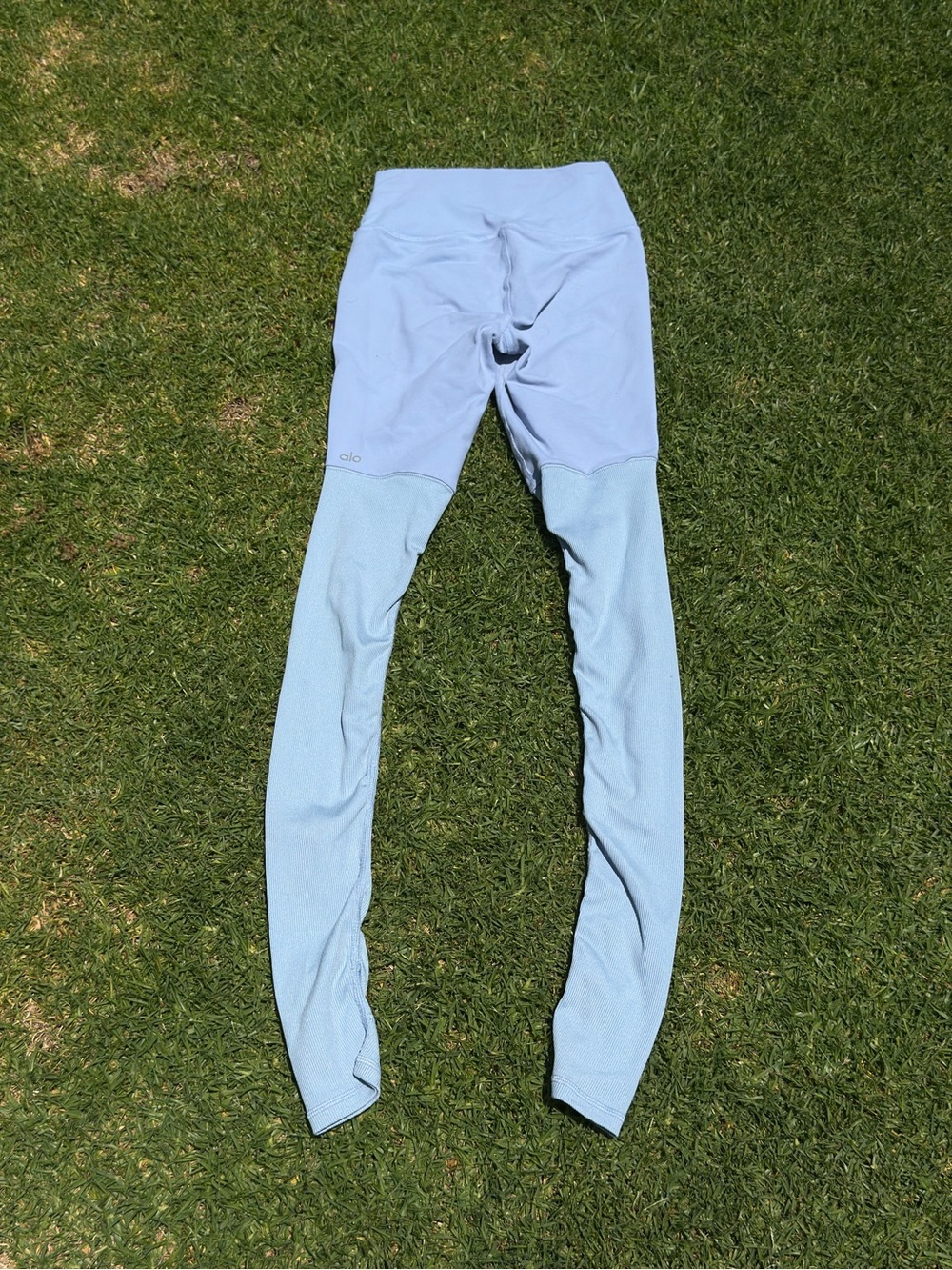 Light Blue Alo High-Waist Leggings